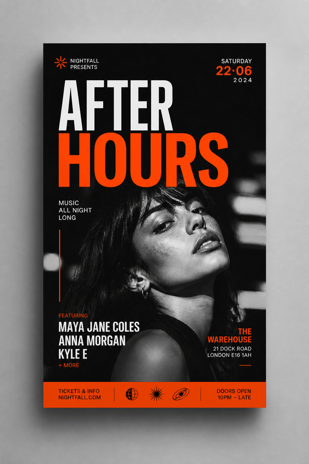 Event poster design